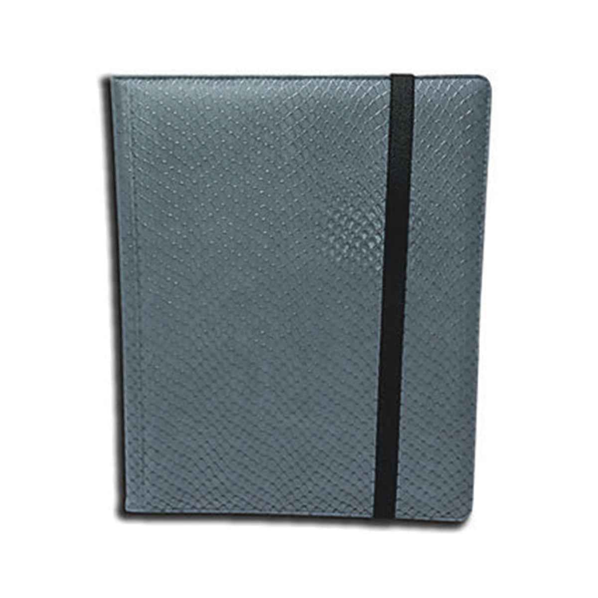 4 Pocket Dragon Hide Grey Binder