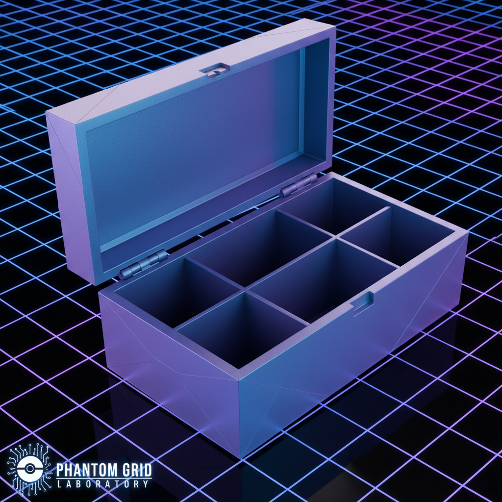 Custom 3D Printed Pokémon Card Box – Large