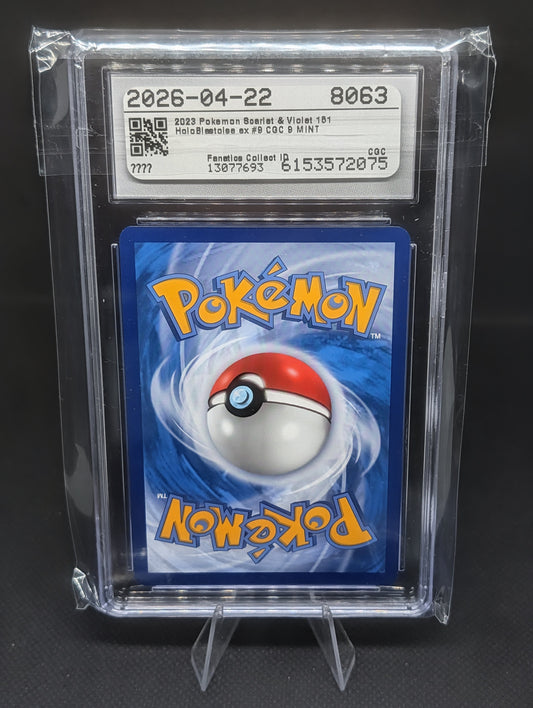 Blastoise EX CGC 9 Collectible Card - A Must-Have for Serious Pokémon Fans