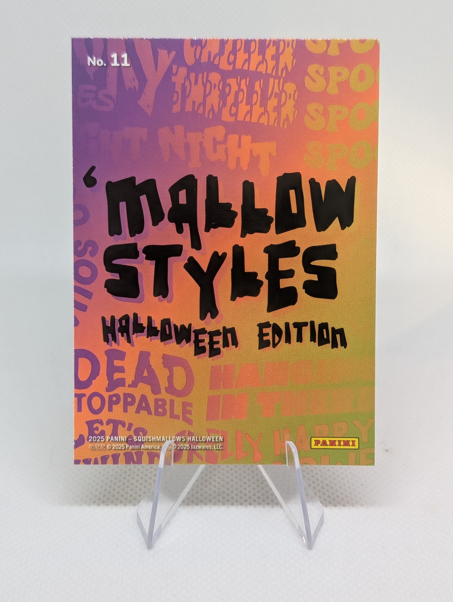 Maui' O Ween Squishmallow Panini Halloween No. 11