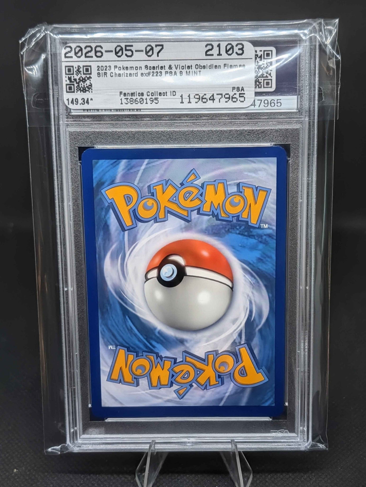Charizard EX PSA 9