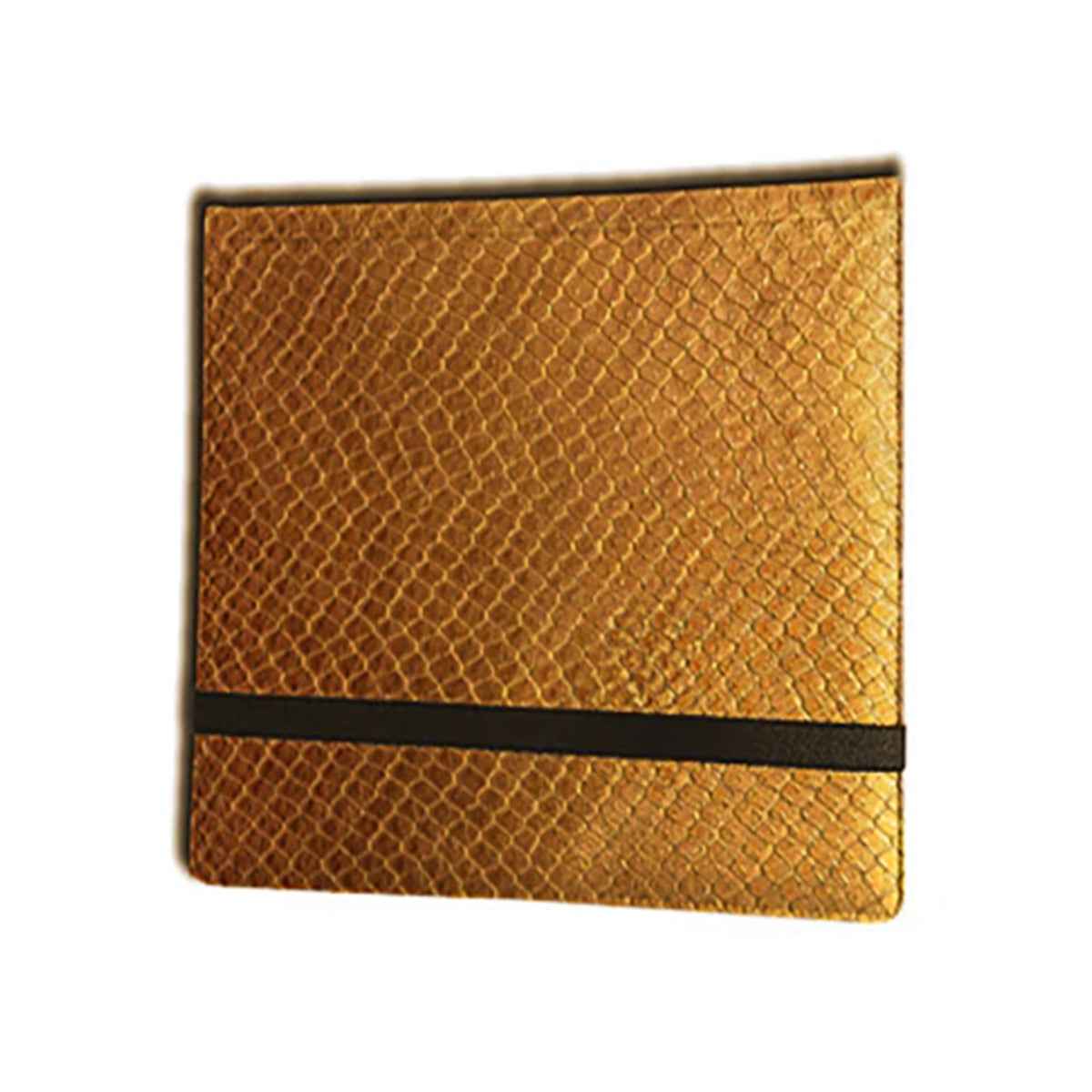 3X4 12 Pocket Dragon Hide Gold Binder