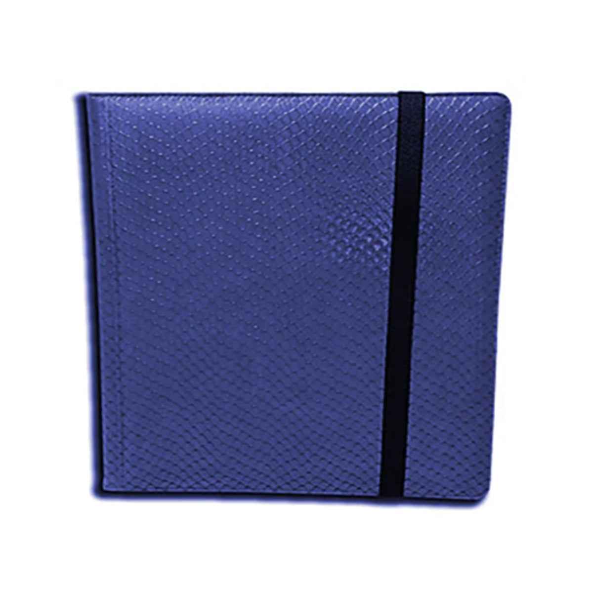 3X4 12 Pocket Dragon Hide Blue Binder