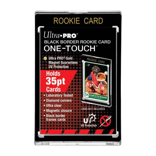 35PT ROOKIE Black Border UV ONE-TOUCH® Magnetic Holder