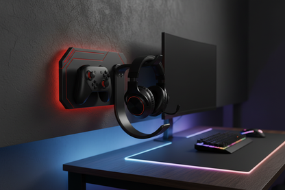 3D Printed Gaming Station — Controller & Headset Dock