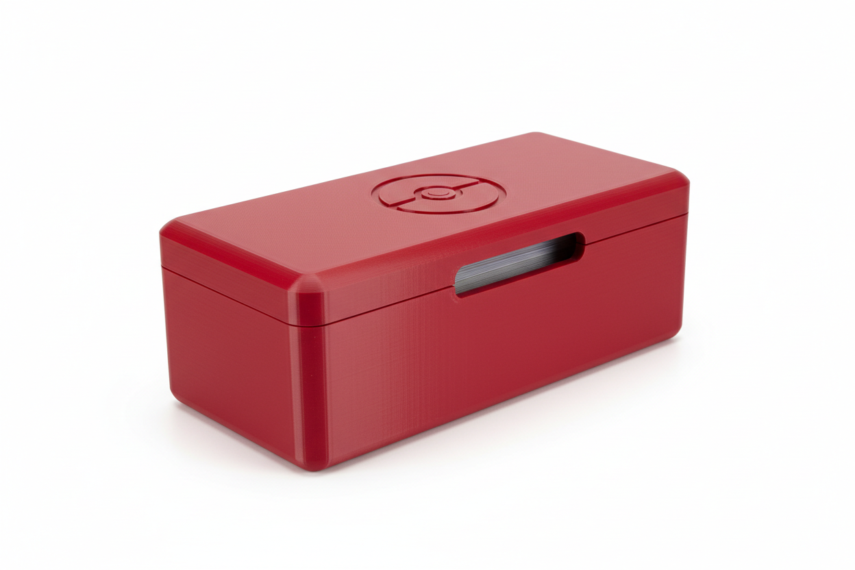 Custom 3D Printed Pokémon Card Box – Large