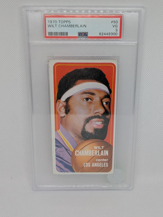 1970 Topps Wilt Chamberlain #50 PSA 3