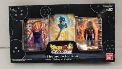 Selección de tema para Dragon Ball Super Card Game: ¡La historia de Vegeta!