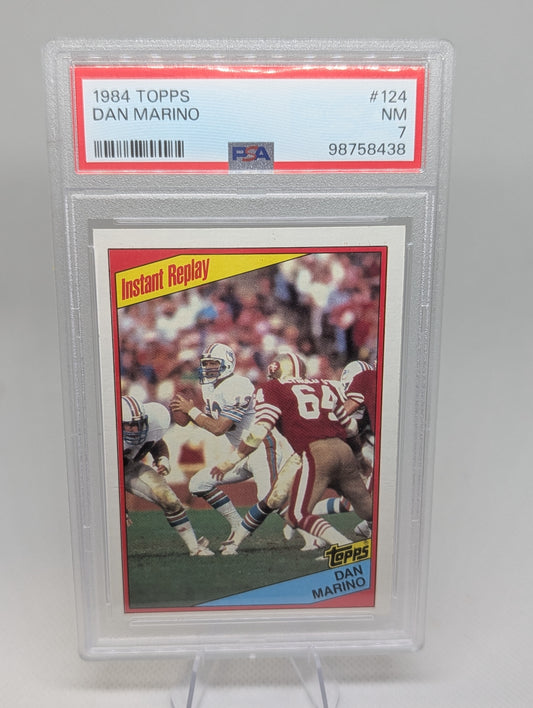 1984 Topps Dan Marino #124 PSA 7