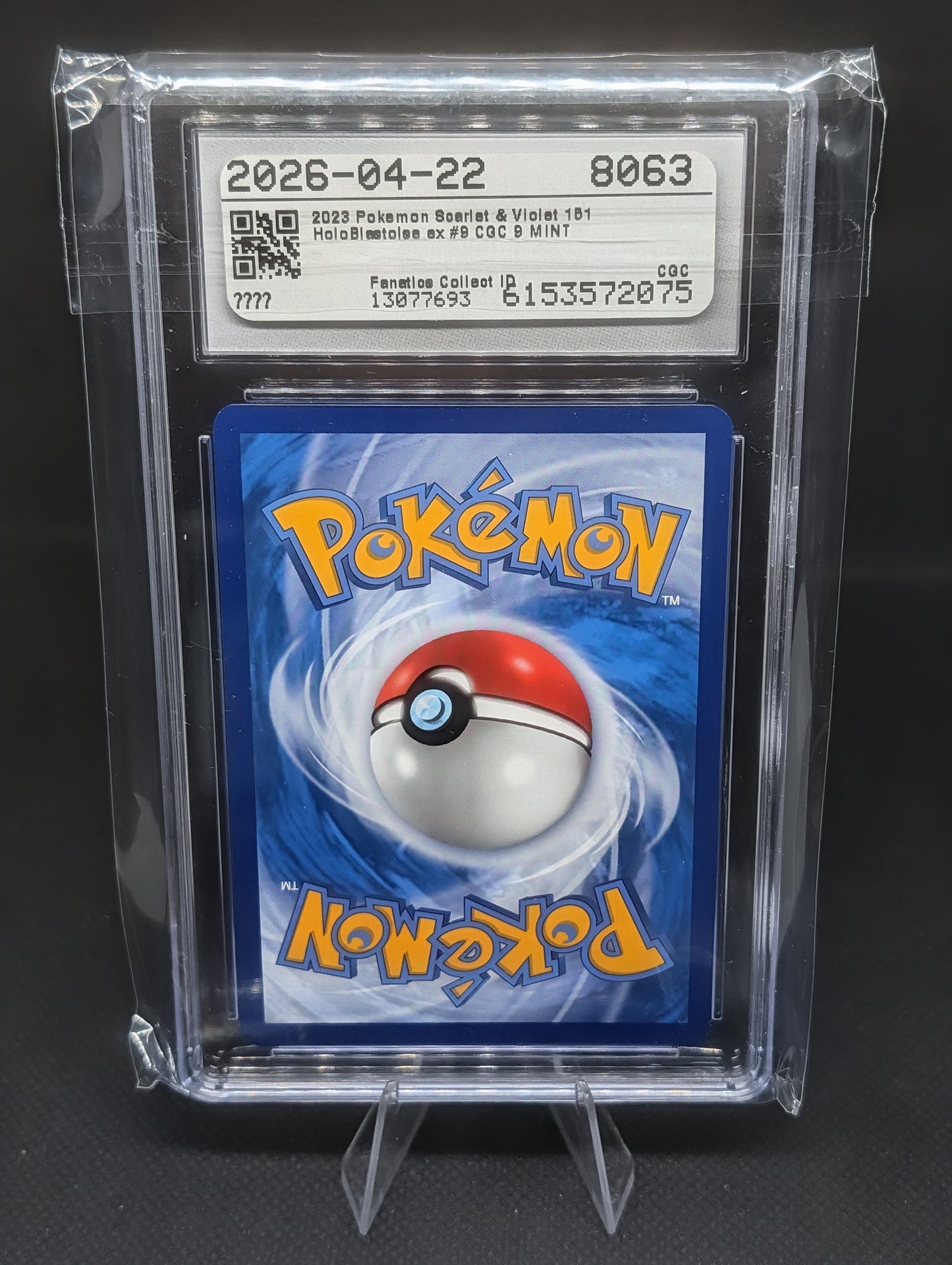 Blastoise EX CGC 9 Collectible Card - A Must-Have for Serious Pokémon Fans