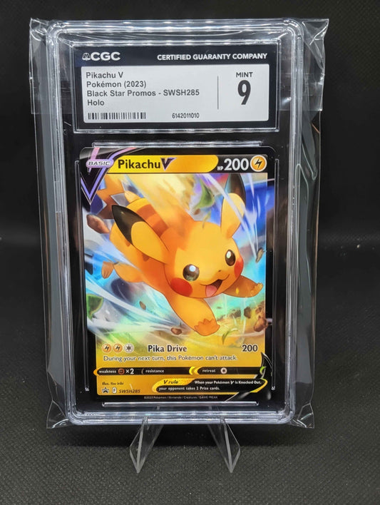 Pikachu V Black Star Promo CGC 9
