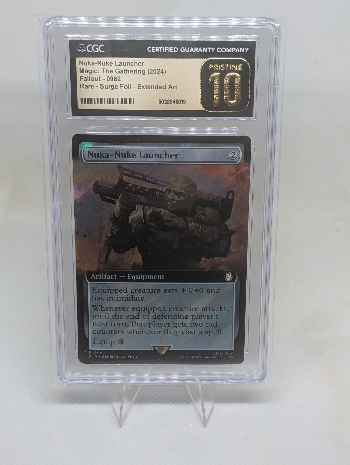 Nuka-Nuke Launcher 0962 CGC Pristine 10 *Surge Foil*