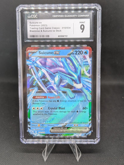 Suicune EX 010/034 Pokémon TCG CGC 9