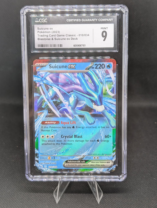 Suicune EX 010/034 Pokemon TCG CGC 9