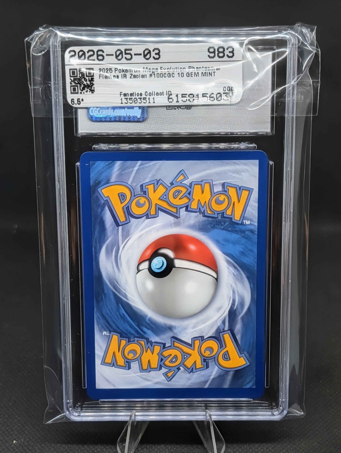 Zacian Phantasmal Flames CGC 10