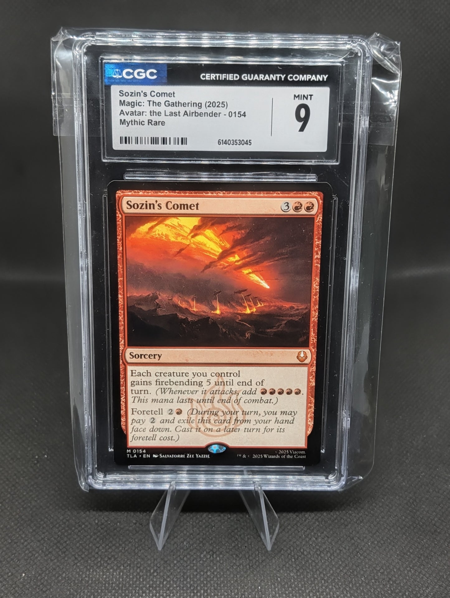 Avatar Collectible: Sozin's Comet CGC 9 MTG Graded Card