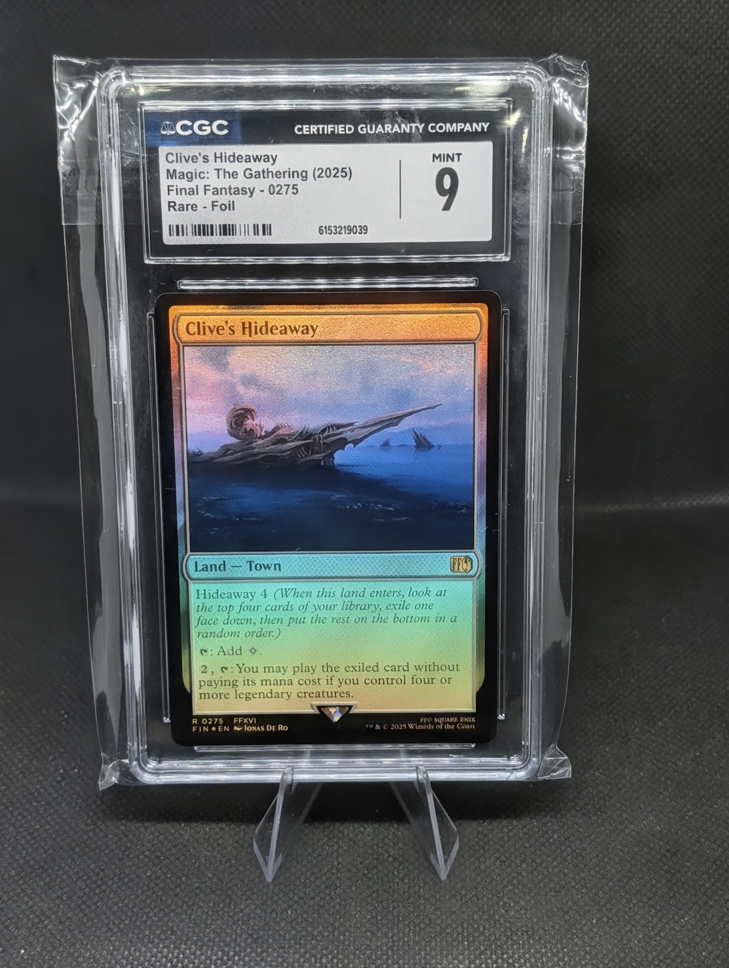 Enhance Your Collection with the Premium Clives Hideaway CGC 9 Collectible Card