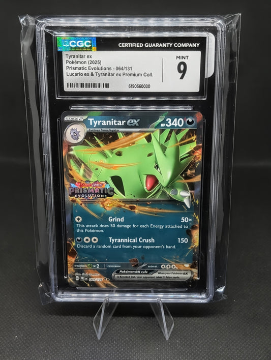 Unlock the Power of Tyranitar Prismatic Evolutions CGC 9 - A Must-Have for Collectors
