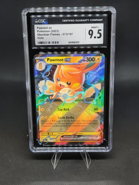 Pawmot EX Obsidian Flames 073/197 Holo CGC 9.5