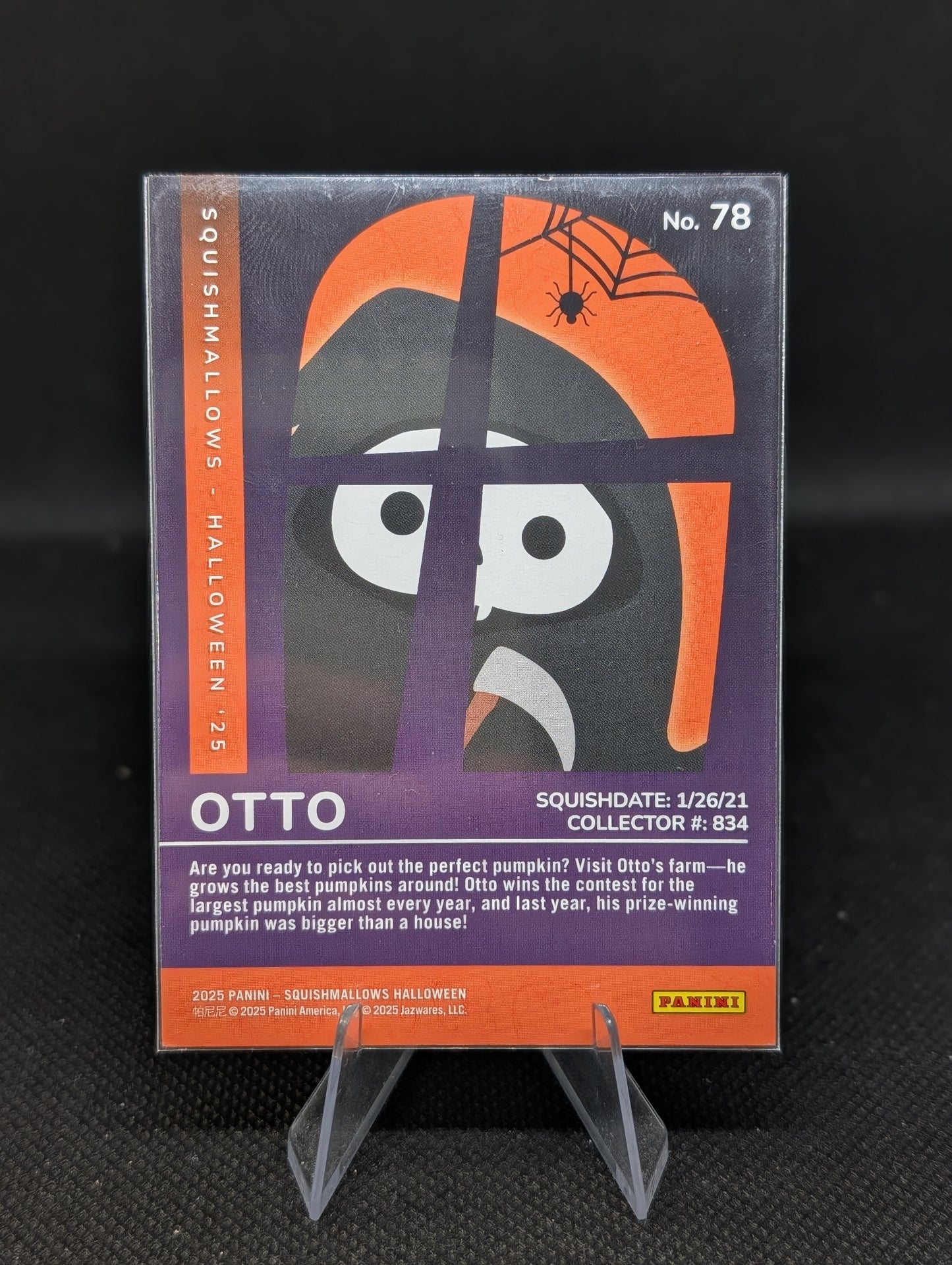 Panini Squishmallow Halloween Otto #78 Serialized 045/149