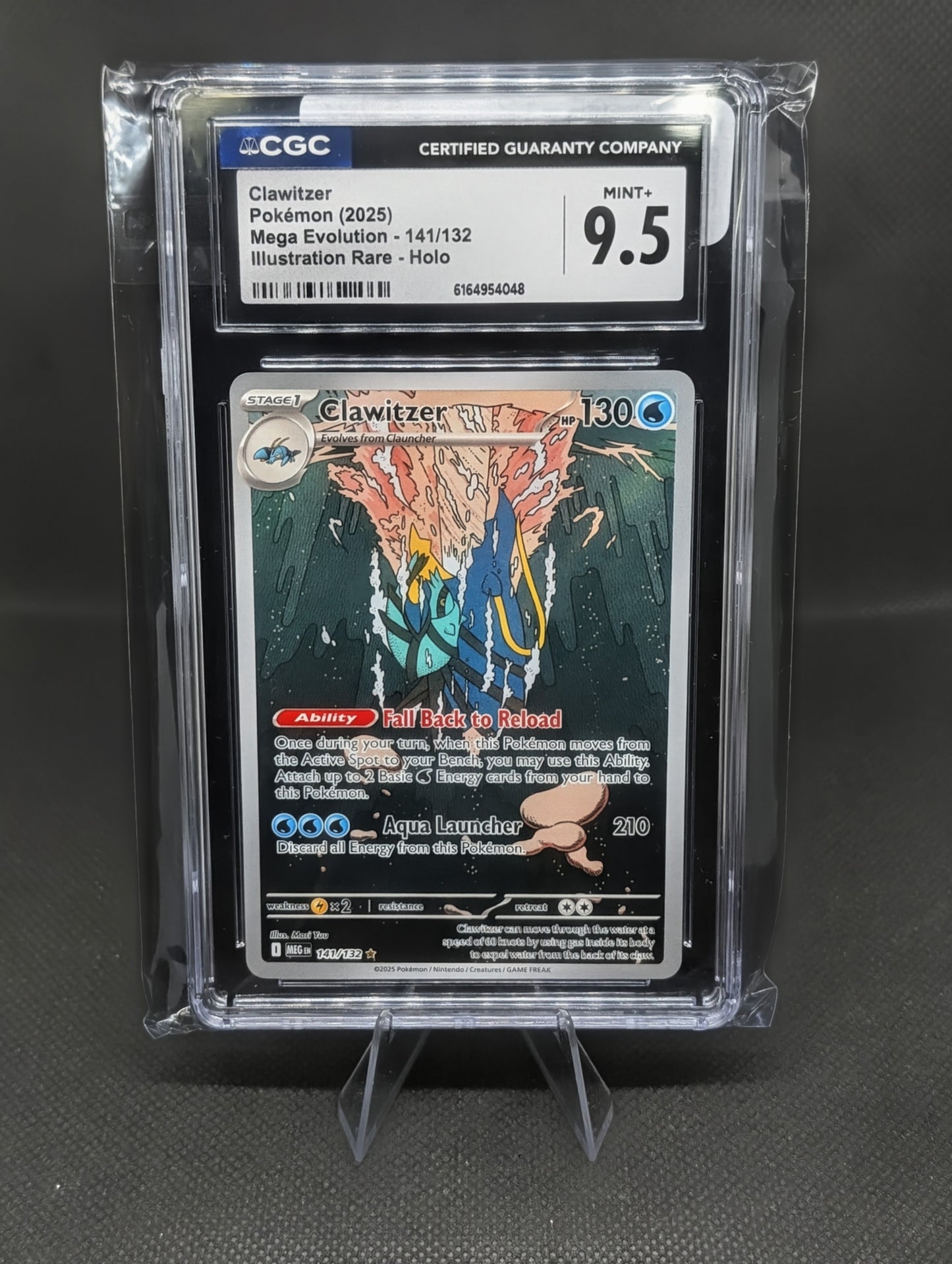 Clawitzer Mega Evolution CGC 9.5 - A Must-Have for Serious Pokémon Collectors