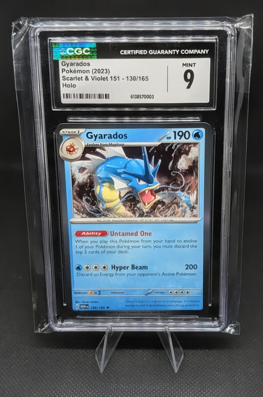 Gyarados Scarlet & Violet CGC 9: Elevate Your Pokémon Collection with This Stunning Card