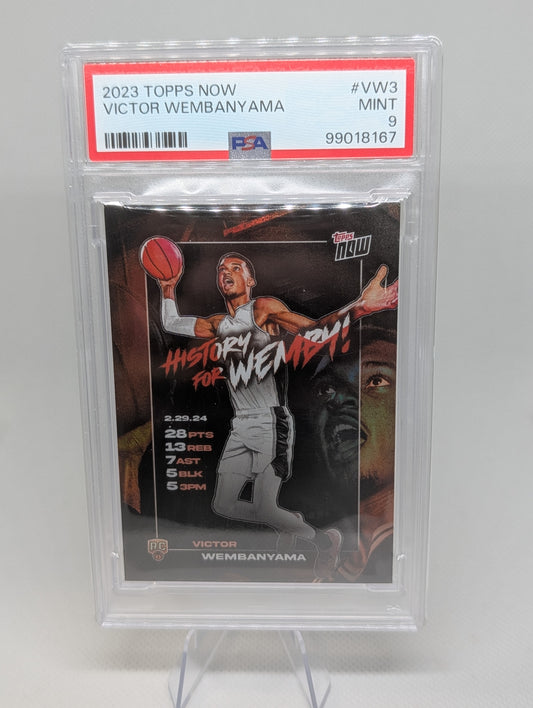 2023 Topps Victor Wembanyama #VW3 PSA 9