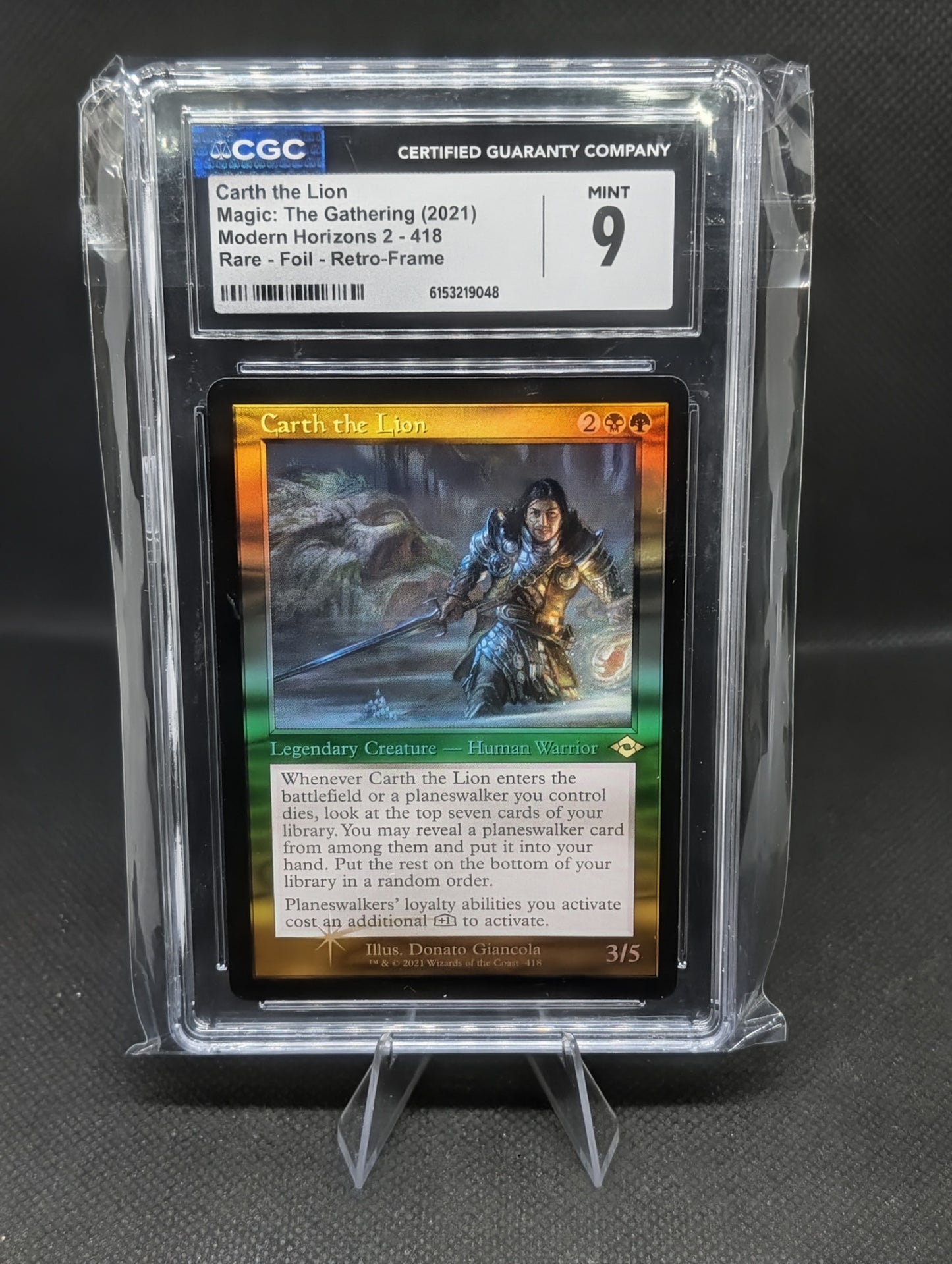 Magic: Carth the Lion #418 (CGC 9) – Investment-Grade MTG