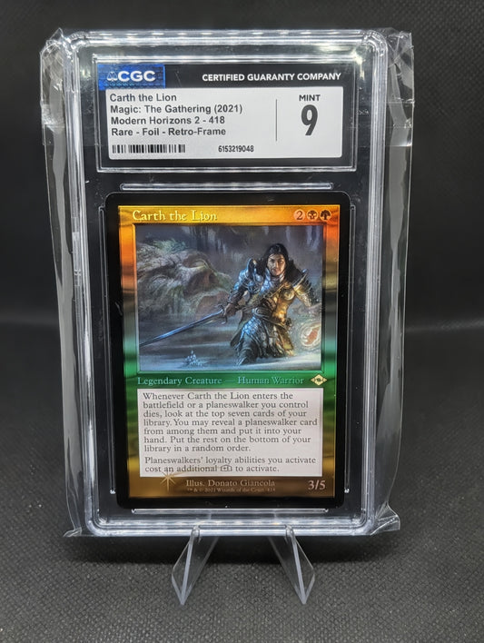 Carth the Lion #418 (CGC 9) – Investment-Grade MTG