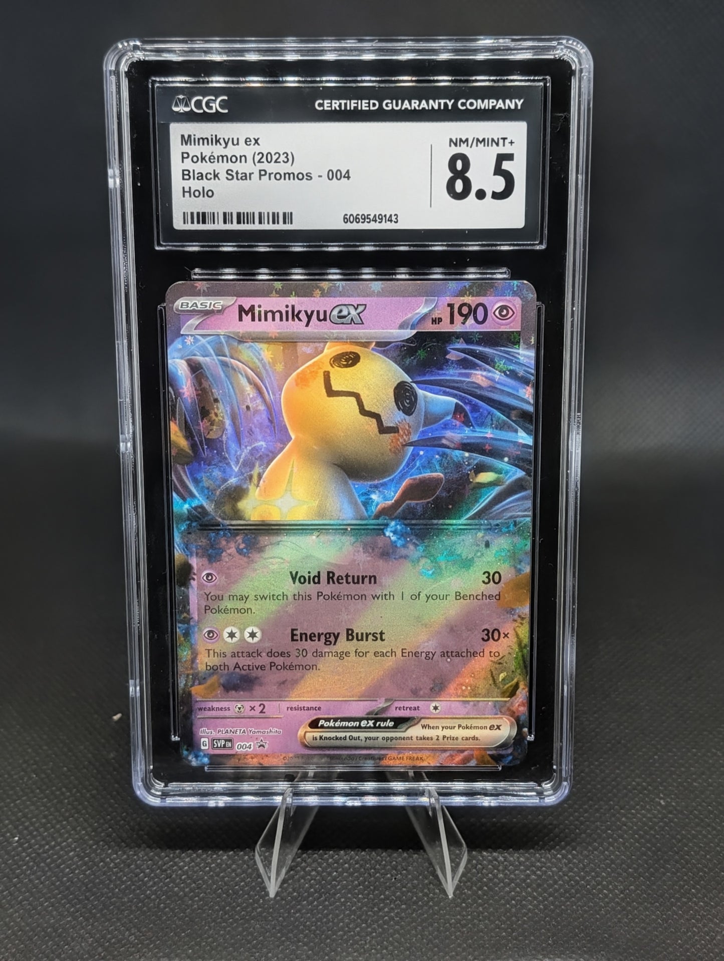 Mimikyu EX Black Star Promos # 004 CGC 8.5 Holo