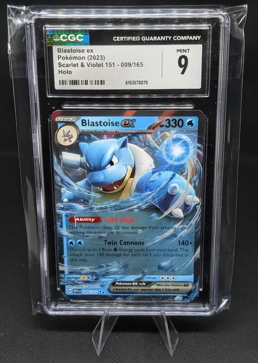 Blastoise EX CGC 9 Collectible Card - A Must-Have for Serious Pokémon Fans