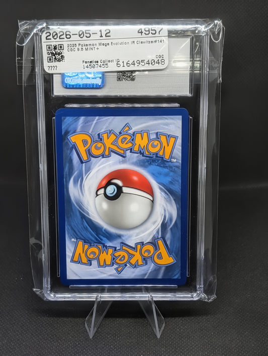 Clawitzer Mega Evolution CGC 9.5 - A Must-Have for Serious Pokémon Collectors