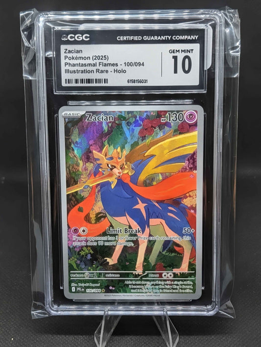 Zacian Phantasmal Flames CGC 10