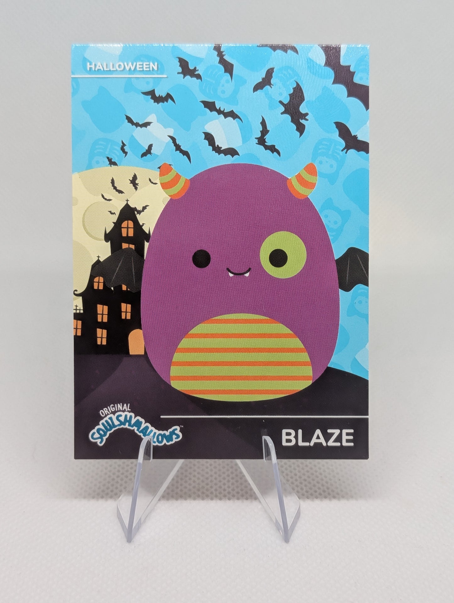 Blaze Squishmallow Panini Halloween No. 12 Collector #415