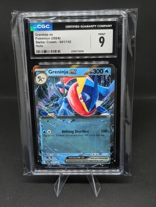 Greninja EX CGC 9 - Unlock the Power of Water with This Premium Collector's Card