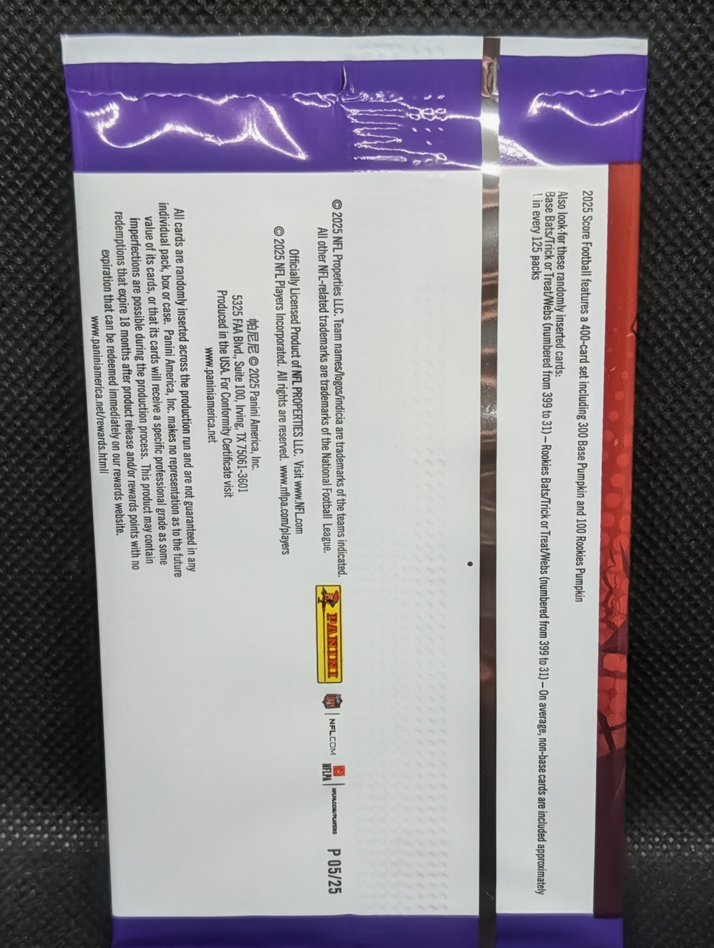 Panini Score-A-Treat 2025 3 card pack!