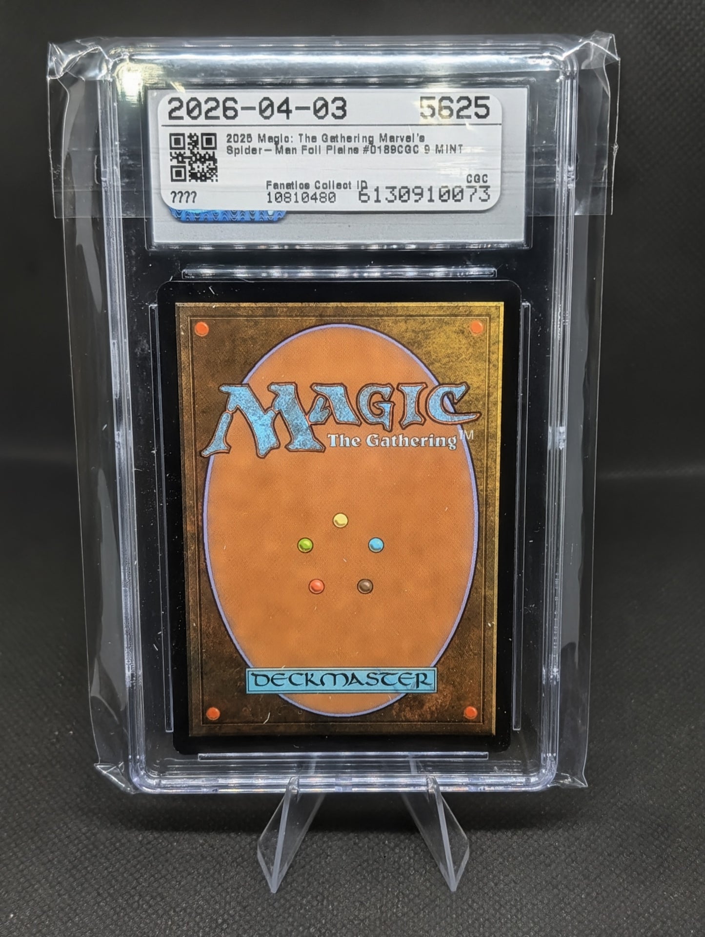 spiderman Foil Plains #0189 – Magic: The Gathering, CGC 9