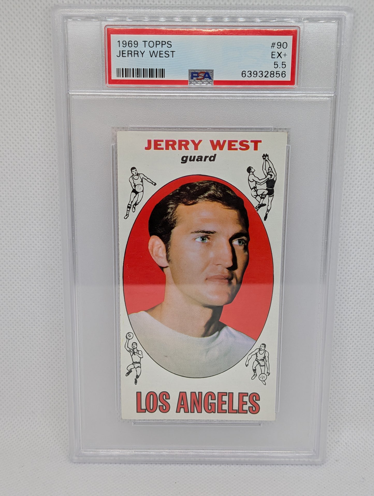 1969 Topps Jerry West #90 PSA 5.5
