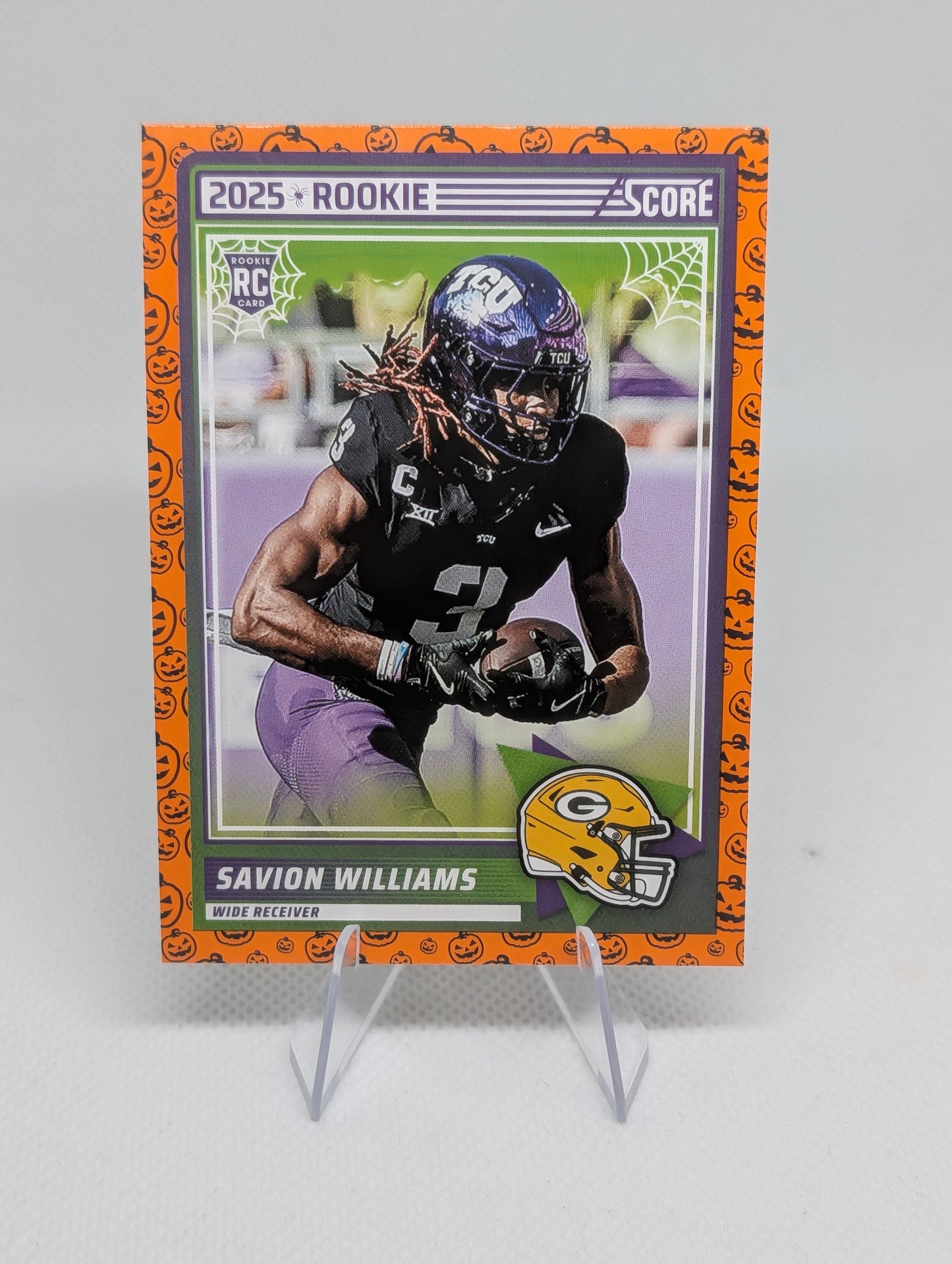 Savion Williams 2025 Rookie Panini (TCU Uniform) No. 54