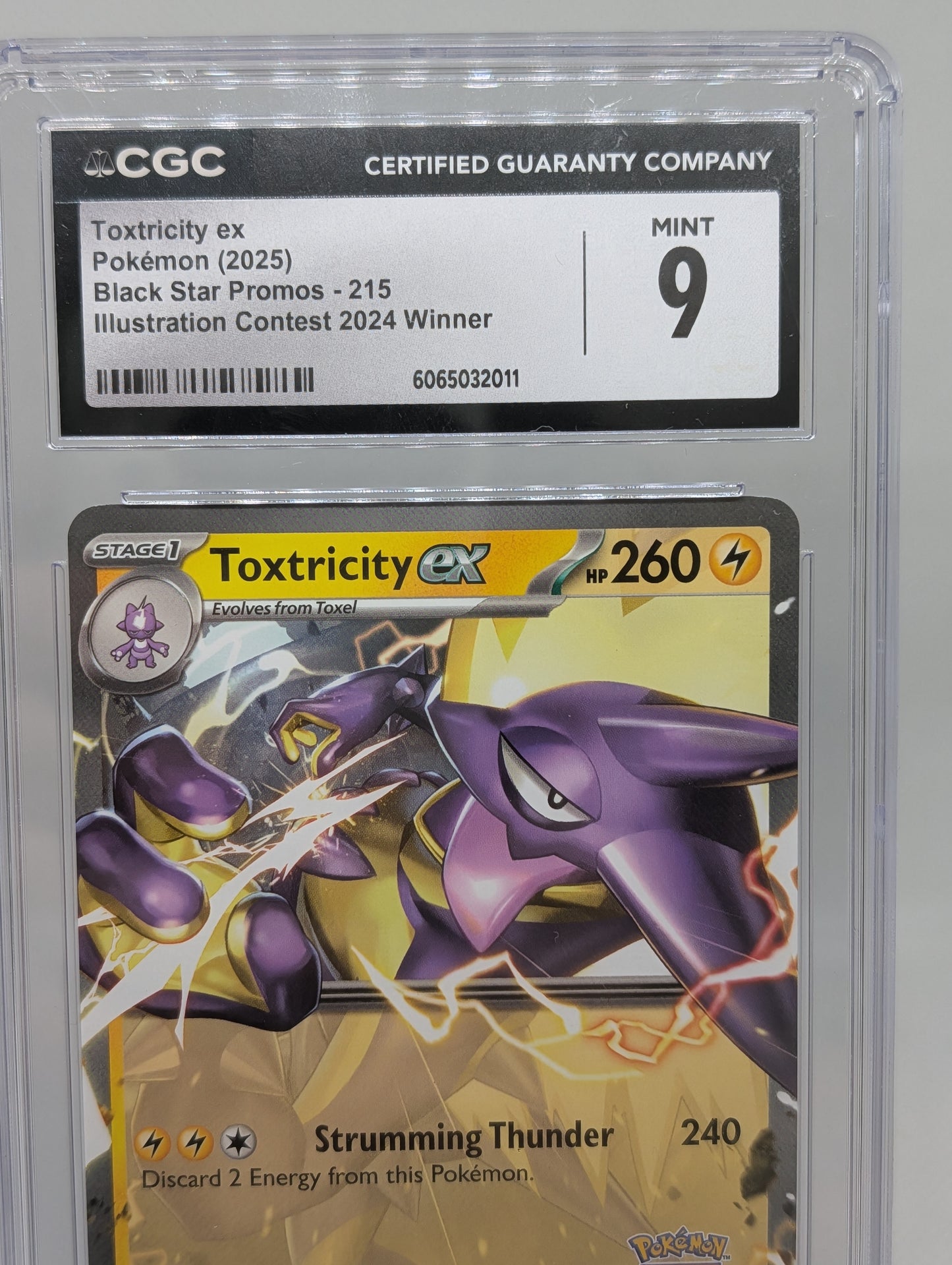 Toxtricity EX #215 Illustration Contest Winner 2024 CGC 9
