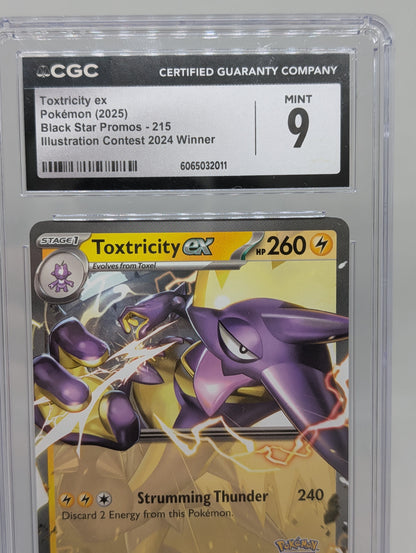 Toxtricity EX #215 Ganador del Concurso de Ilustración 2024 CGC 9
