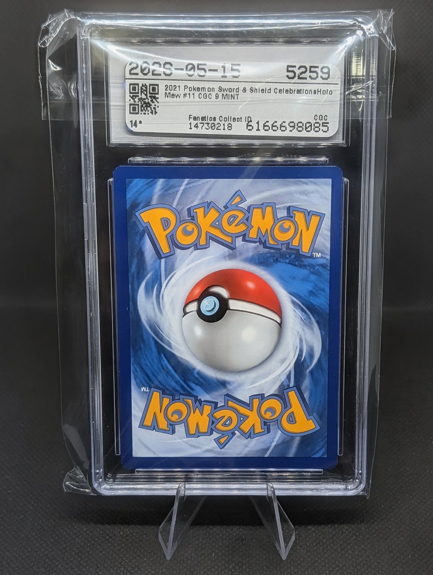 Mew Celebrations CGC 9 Card – A Must-Have for Serious Pokémon Collectors