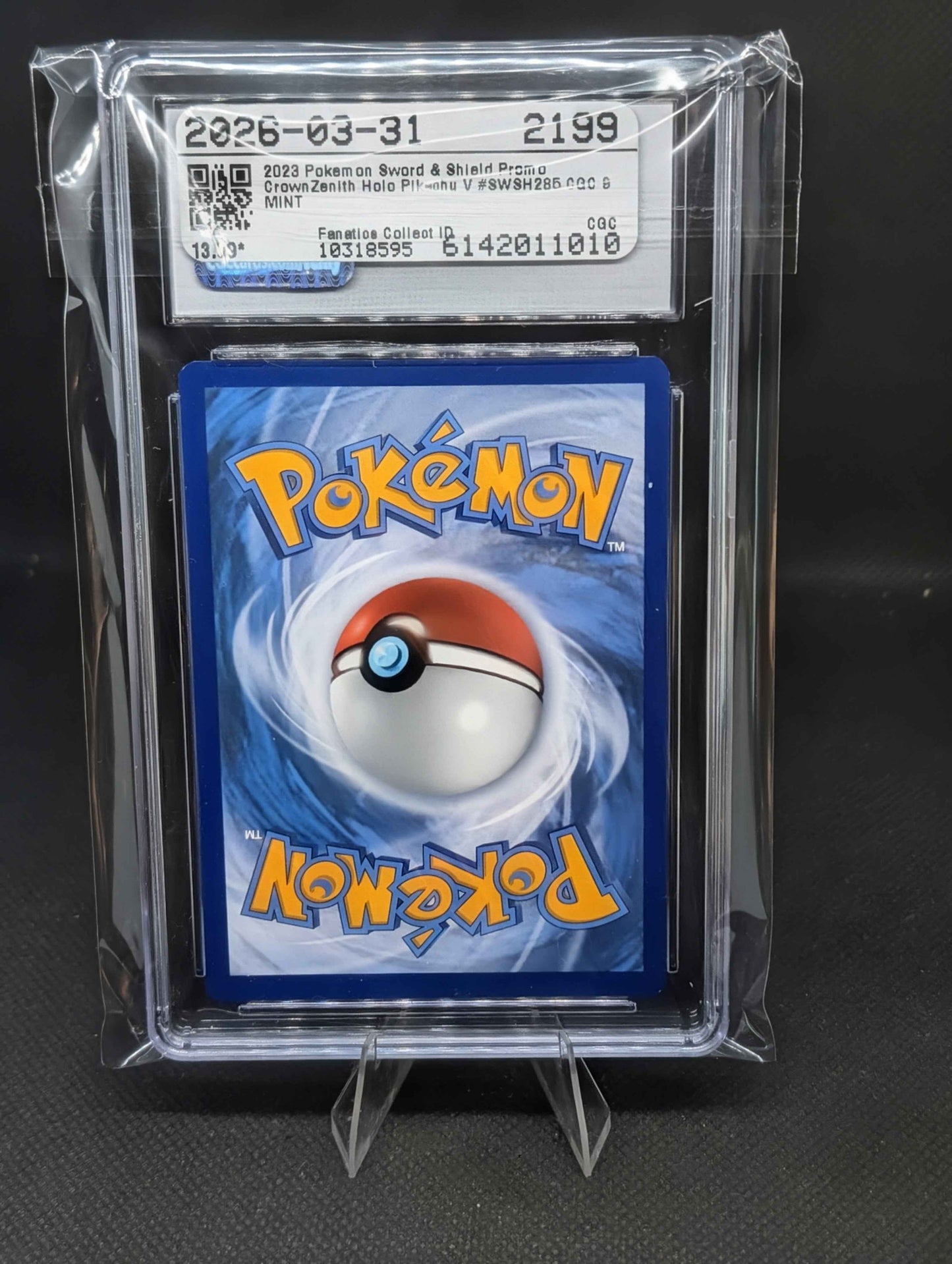Pikachu V Black Star Promo CGC 9