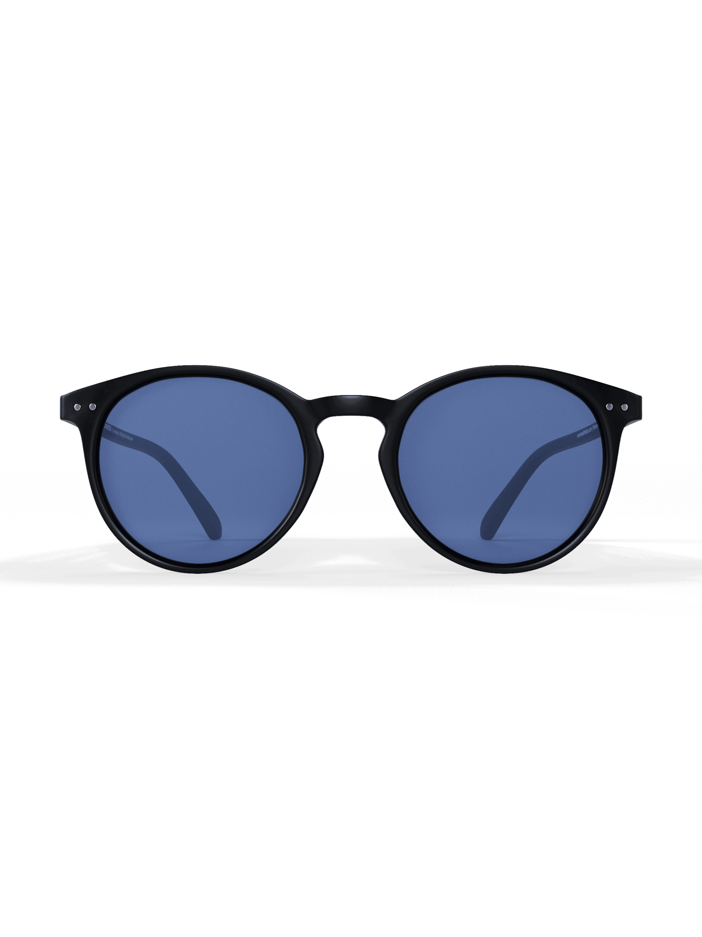 Lunettes de soleil rondes noires polarisées - UV400 pour hommes et femmes