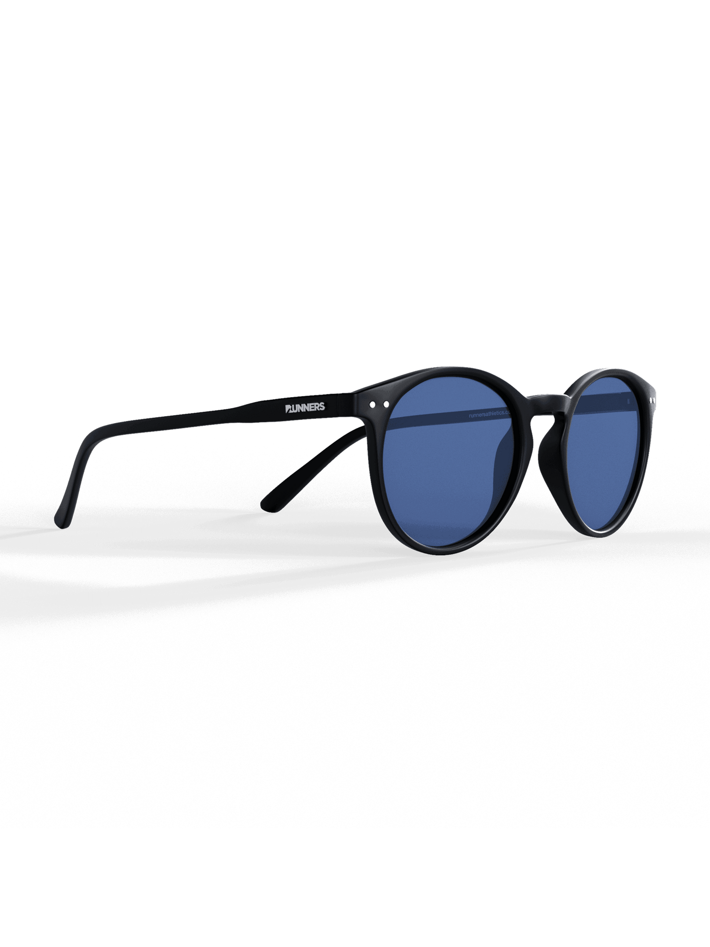 Lunettes de soleil rondes noires polarisées - UV400 pour hommes et femmes