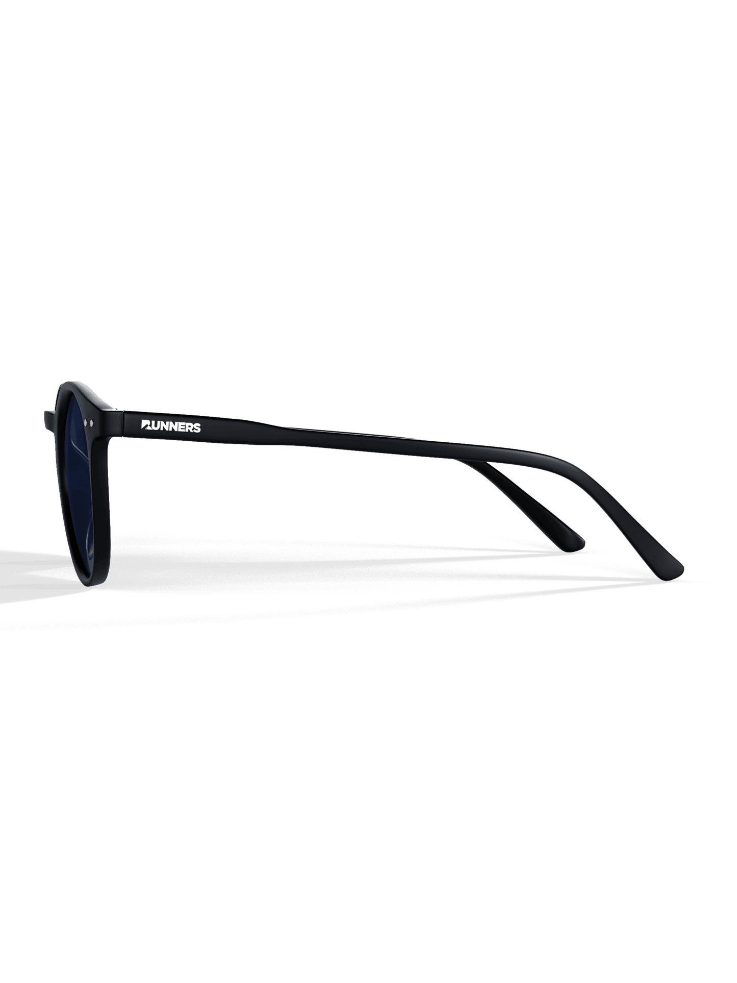 Lunettes de soleil rondes noires polarisées - UV400 pour hommes et femmes