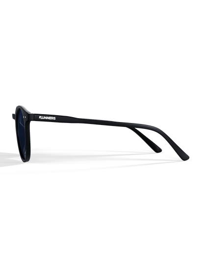 Lunettes de soleil rondes noires polarisées - UV400 pour hommes et femmes