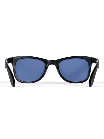 Black Square Sport Sunglasses - Polarized UV400 for Men & Women