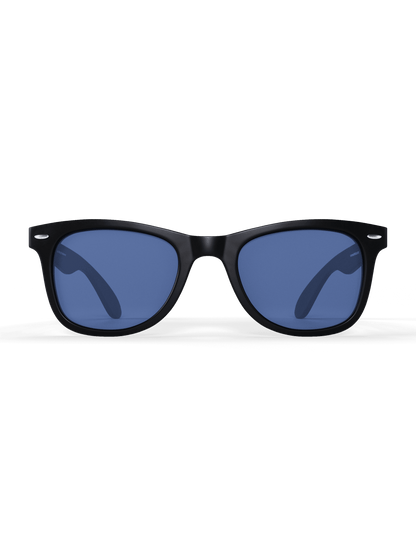 Black Square Sport Sunglasses - Polarized UV400 for Men & Women
