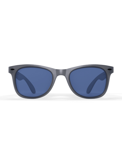 Gray Square Sport Sunglasses - Polarized UV400 for Men & Women
